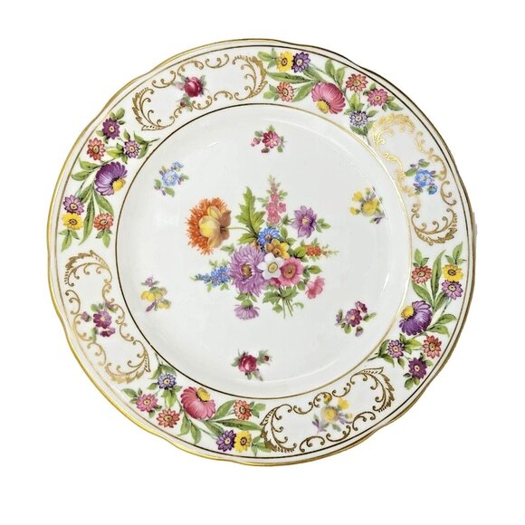 Hammersley Dresden Sprays Bone China Bread Plates -Lot of 7-1912-1939 - England - Picture 3 of 5